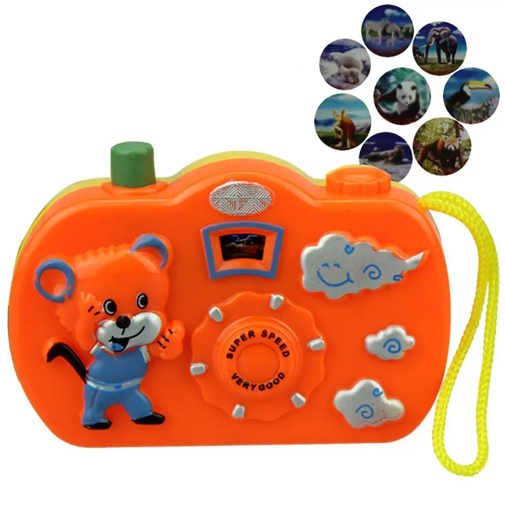 

Fun Cartoon Camera Toy 8 Patterns Change Baby Kids Cognition imagination and improve intelligence Educational Toys