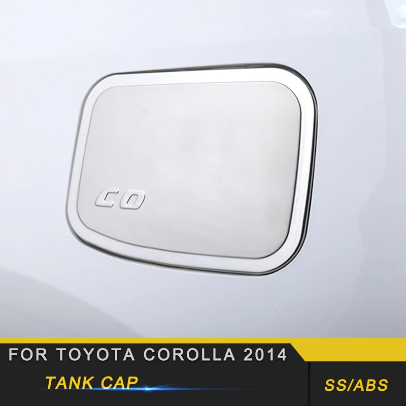 Для Toyota Corolla- автомобильный Стайлинг газовый топливный бак крышка обрезная рамка внешние аксессуары