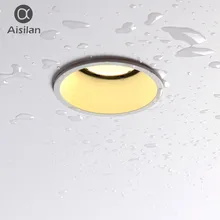 Встраиваемый светодиодный прожектор с регулировкой яркости регулируемый угол Встроенный Светодиодный точечный светильник AC220V 7 Вт для внутреннего освещения