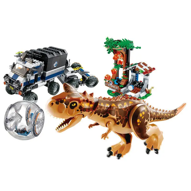 

New Arrivals Compatible legoe Jurassic World The Pteranodon Chase Model Building Block Toys 595PCS Gift For children