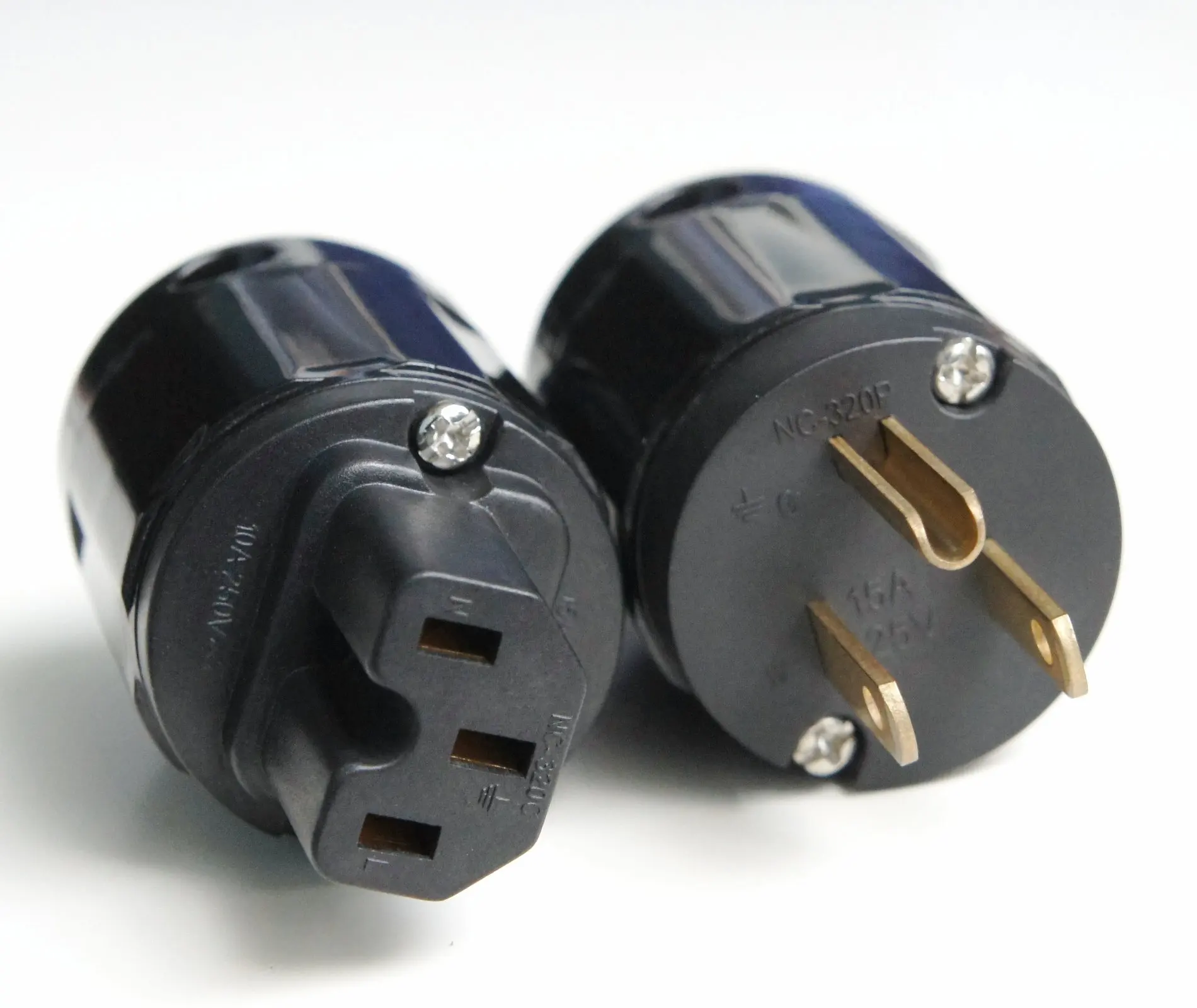 SONAR латунь P-029 США Разъем питания и C-029 IEC(черный) 1 пара HiFi Разъем усилителя