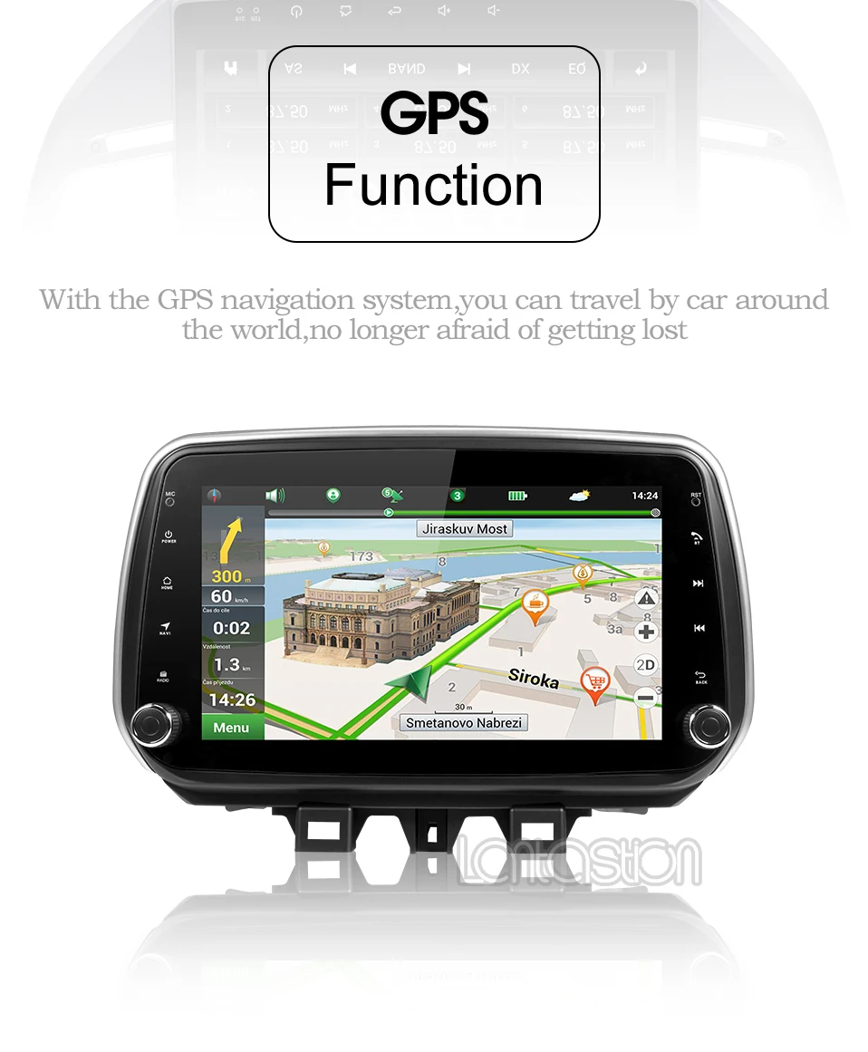 Perfect Android 9.0 car dvd gps player for hyundai Tucson ix35 2018 car dvd gps navigation raido video  player 1 din car stereo 4