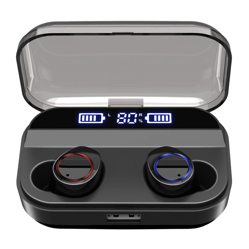 RISE-X11 TWS Bluetooth Earphone IPX7 Waterproof Bluetooth 5.0 with 2600mAh Charging Case Wireless Bluetooth headset