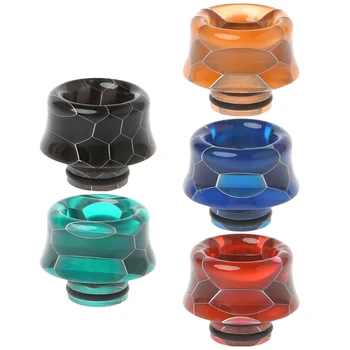 

Snakeskin Epoxy Resin 510 Drip Tip E-Cigarette Mouthpiece For RDA RTA Atomizer
