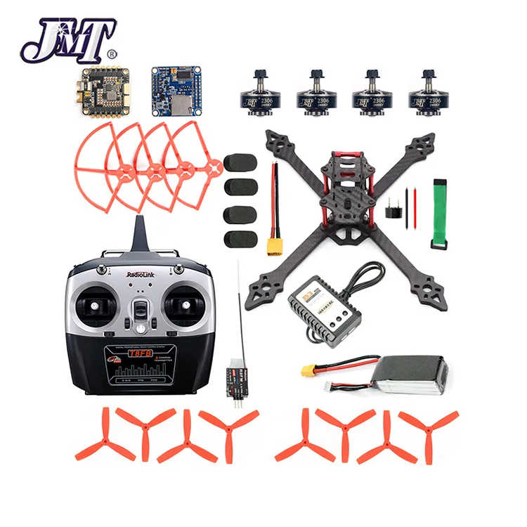 DIY RC Racer Drone XSR220 220 мм рама 2,4G 8CH Квадрокоптер Betaflight F4 Pro V2 V3 Turbo S1 камера 5,8G VTX FPV монитор дисплей - Цвет: F4 V3 Combo 3