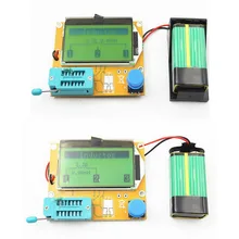 Multifunctional ESR-T4 Diode Triode Capacitance MOS/PNP/NPN LCR 12864 LCD Screen Tester Mega328 Transistor Tester Digital V2.68 20pcs sp8m3 lcd high pressure plate mos transistor