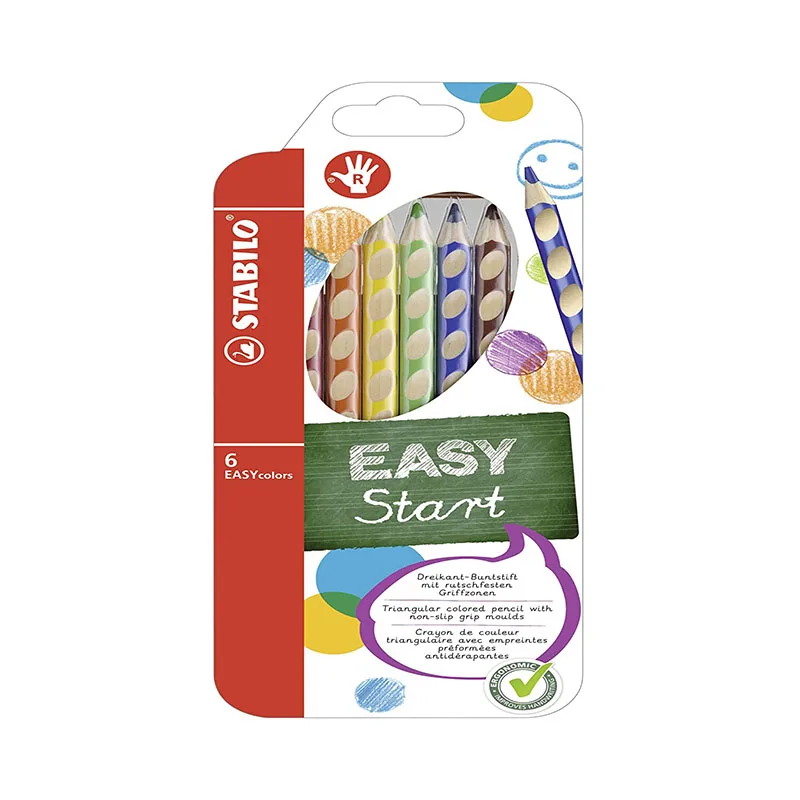 STABILO Woody 3 in 1 Multi-Talented Pencils with Sharpener 6/10/18 colores