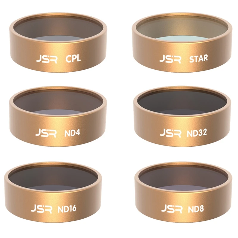 

Hot 3C-ND4/ND8/ND16/ND32/CPL/STAR Filter Set Lens Filter for FIMI X8 SE HD 4K Camera,Camera Filter Accessories