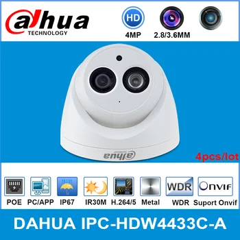 

Dahua IPC-HDW4433C-A 4MP HD POE Network Starnight IR Mini Dome IP Camera Built-in MiC Onvif CCTV Camera Replace IPC-HDW4431C-A