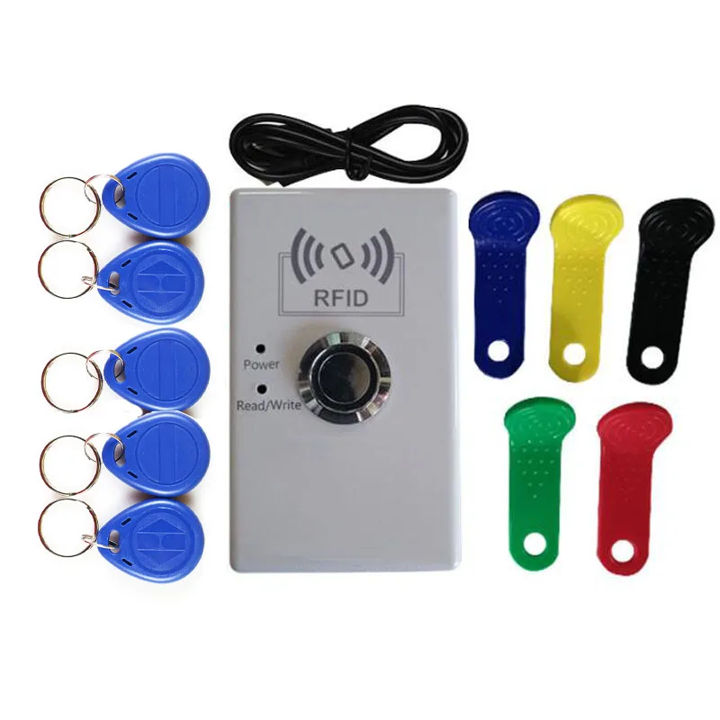 1pcs/lot TM Ibutton card handheld duplicator DS1990 RW1990 and 125khz EM4305 T5577 compatible rfid copier | Безопасность и защита