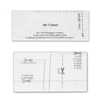 

100% Brand New For Miele C2 Filter C3 S5 S8 Air Cleaning Accessories Set Papers Plastic Removal Replacement