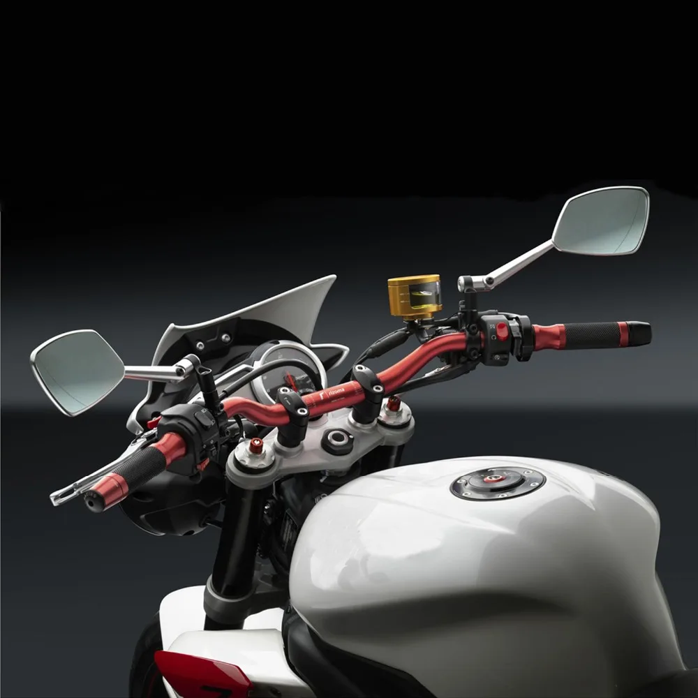 Универсальный для RIZOMA moto rcycle руль moto rbike алюминиевый сплав пескоструйная технология готовая 72 см 22 мм guidon de moto
