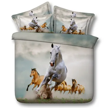 

First of the group Digital print Bedding Set Quilt Cover Design Bed Set Bohemian a Mini Van Bedclothes 3pcs JF087