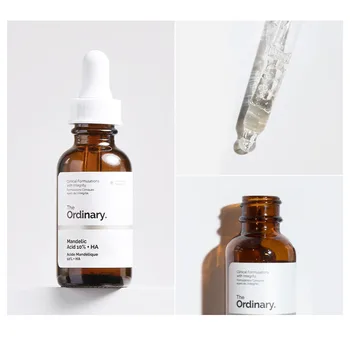 

The Ordinary 10% Mandelic Acid+Hyaluronic Acid Exfoliating Serum Shrink Pores Fade Acne Mark Improve Closed Mouth Face Skin Care