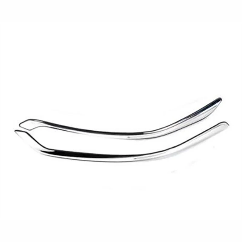 

Car front head side bumper corner protection trim frame styling Stainless Steel 2pcs For Toyota Corolla Altis 2017 2018