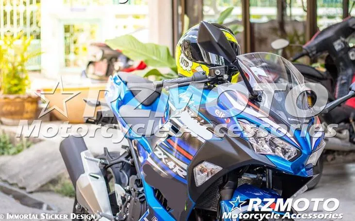 Углеродное волокно лакированные украшения для мотоцикла для kawasaki ninja 400 все виды цветов No.0012B24