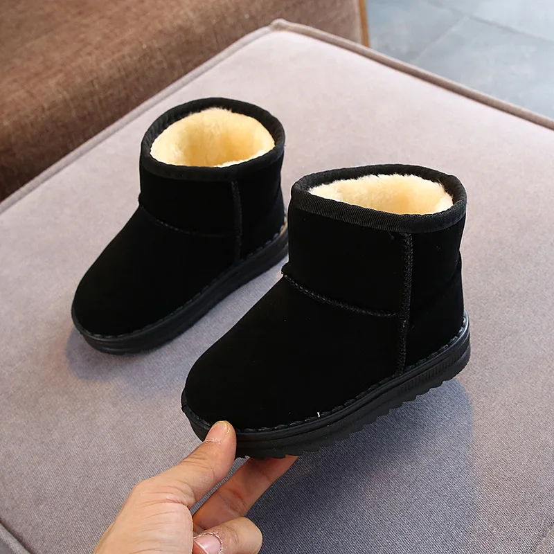 Модная детская повседневная обувь детские ботинки Martin для мальчиков и девочек