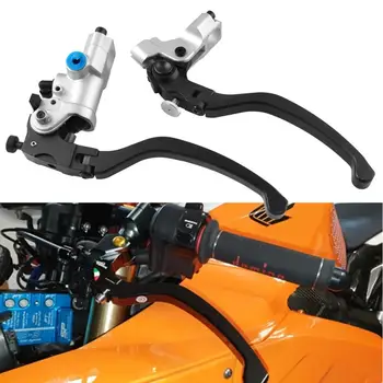 

Universal Hydraulic Brake Pump Clutch CNC Pump Handle Cable Adjustable 7/8" (22mm) Standard Handle bars Motorcycle Accessories