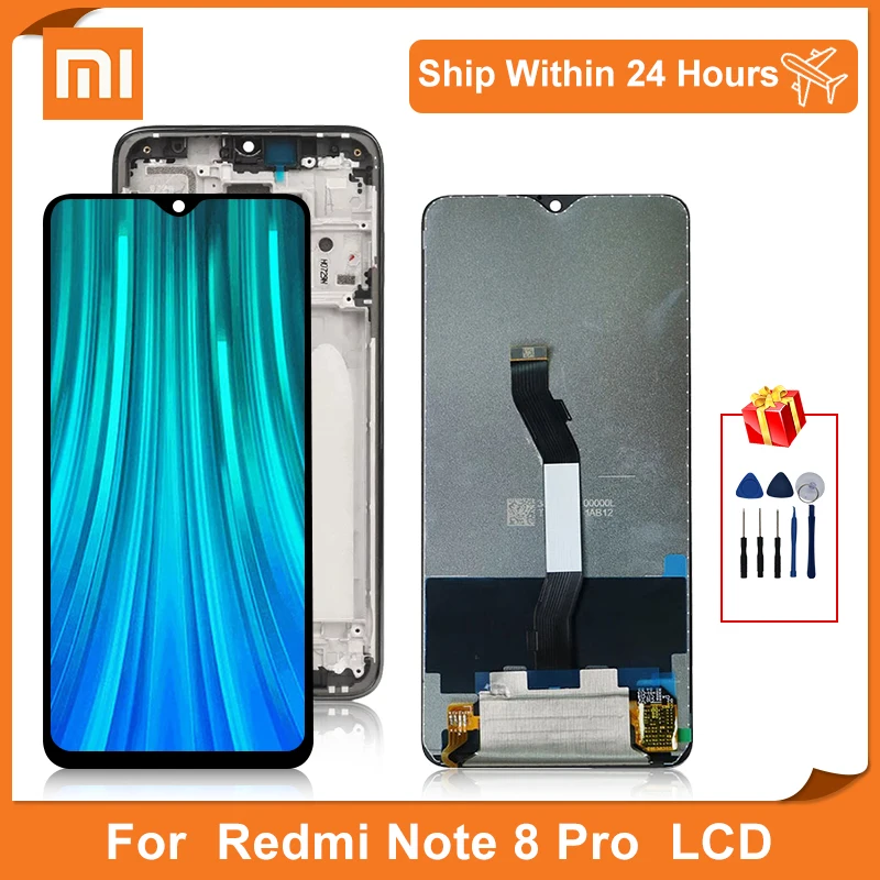 ЖК дисплей 6 53 &quotдля Xiaomi Redmi Note 8 Pro дигитайзер сенсорный экран для запасные