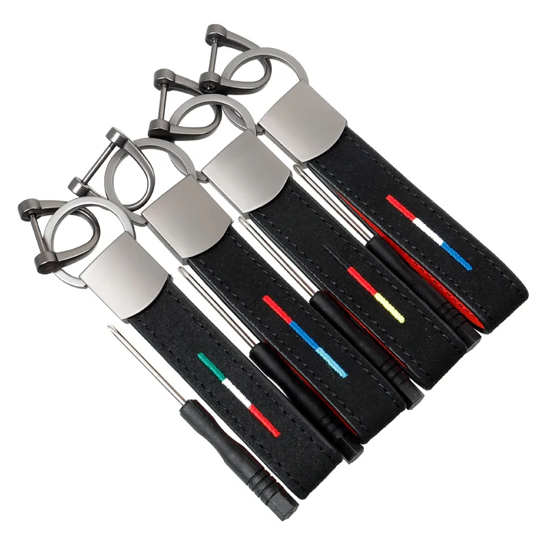 Автомобильный брелок кожаный автомобильный стиль держатель для Mercedes Италия