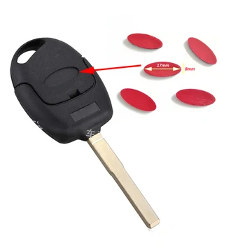 

18*7mm Oval Car Key logo sticker 20X7mm car emblem sticker