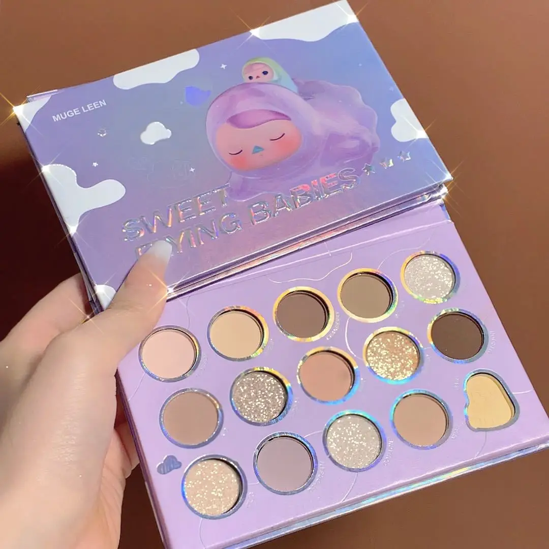 Korean Kawaii Glow Highlighter And Eyeshadow Palette Highlighter Makeup