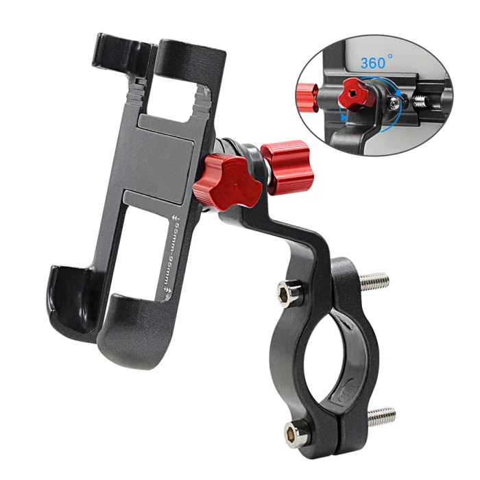 Universal Bicycle Phone Holder Bracket Aluminum Alloy Bike Handlebar/Mirror Phone Mount Support CSL88