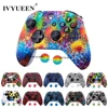 IVYUEEN-funda protectora de silicona para Microsoft XBox 1 One X S, protector de piel con impresión de transferencia de agua, tapas de agarre, 25 colores ► Foto 1/6