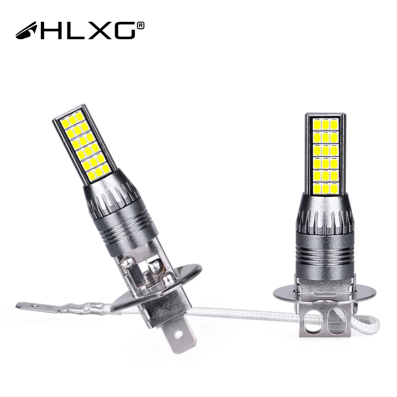 2pcs 110W H3 LED Fog Light Bulbs Lamp 6000K White 3000K Amber Yellow Plug & Play 