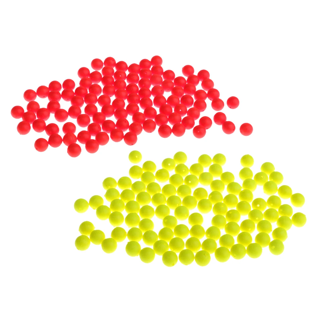 200Pcs/Set EVA Foam Fishing Strike Indicator Fishing Floats Bobbers 7mm & 8.3mm Buoyancy Bobber Fishing Float