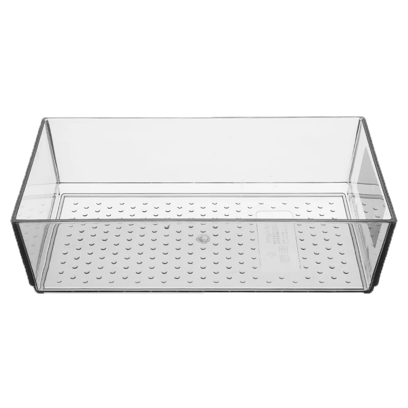 Kitchen Drawer Divider Storage Compartment Box Organizer Layered Partition Desktop Finishing Home Makeup Tableware Storage Box - Цвет: M Transparent
