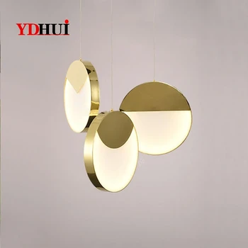 

Nordic Postmodern Simple Chandelier Elliptical Restaurant Living Room Iron Art Chandelier LED Ballroom Lighting