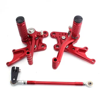 

For Kawasaki Ninja ZX14R 2006 2007 2008 2009 2010 2011 CNC Motorcycle Adjustable Rearset Foot Pegs Motor Accessories Aluminum