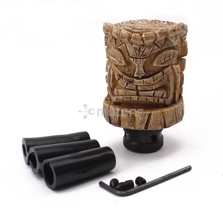 

Car Styling Wooden Head Car Gear Shift Knob Universal Fit Manual Transmission Stick Shift Gear Shifter Lever Knob
