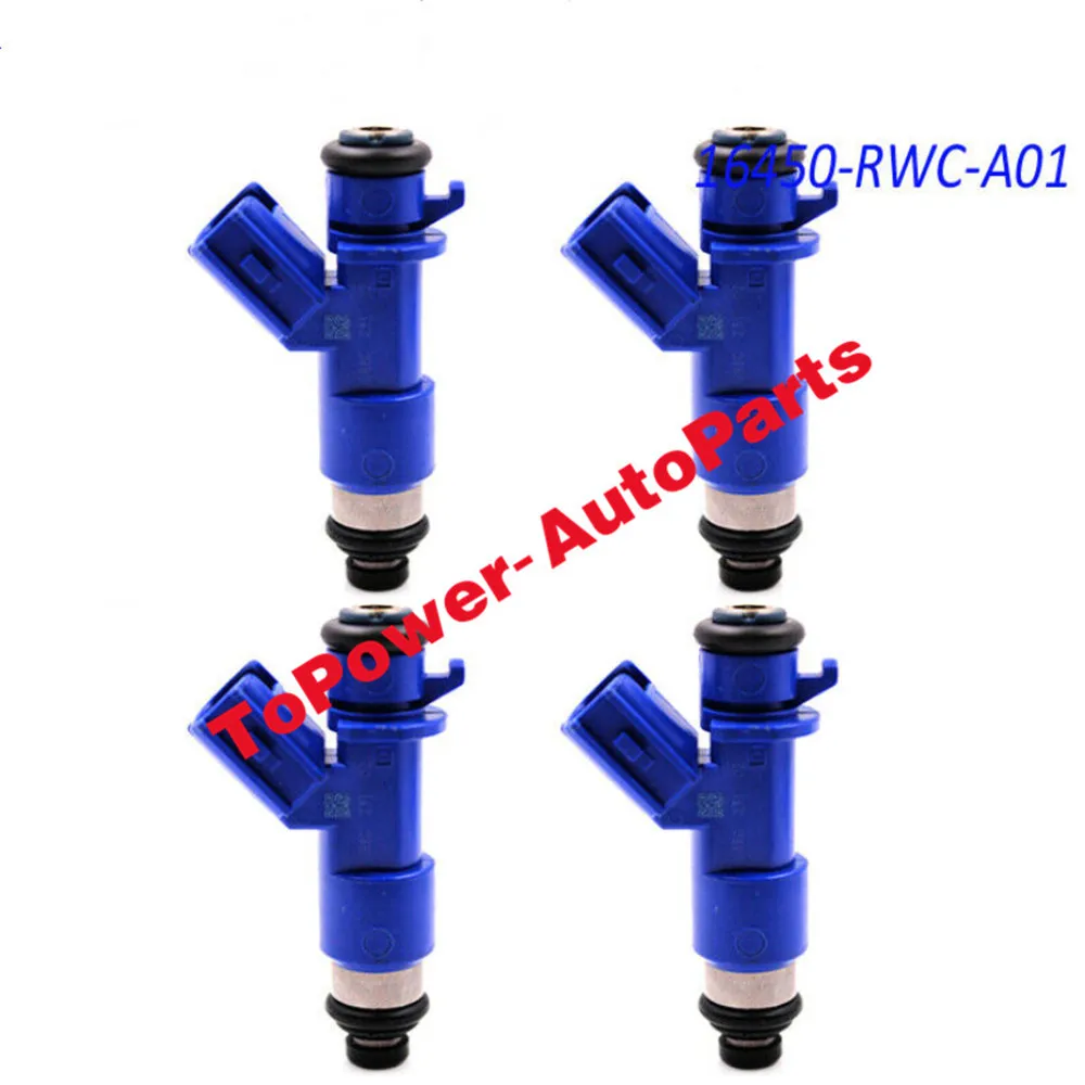 4 Pcs 410cc Fuel Injectors For 1996-2006 Honda Acura RDX 16450-RWC-A01 