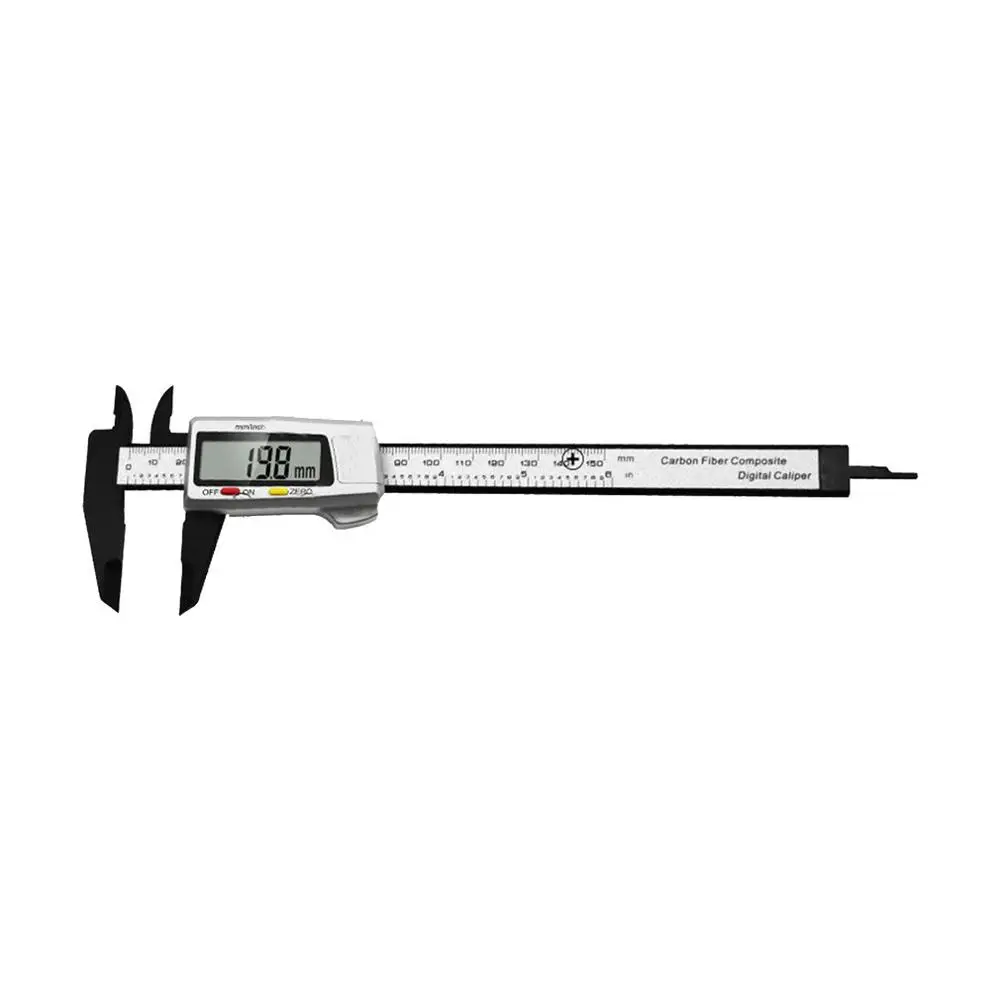 

150MM/6inch Electronic Sliding Digital Vernier Caliper Tool Ruler Micrometer Measuring Tools Gauge Plastic