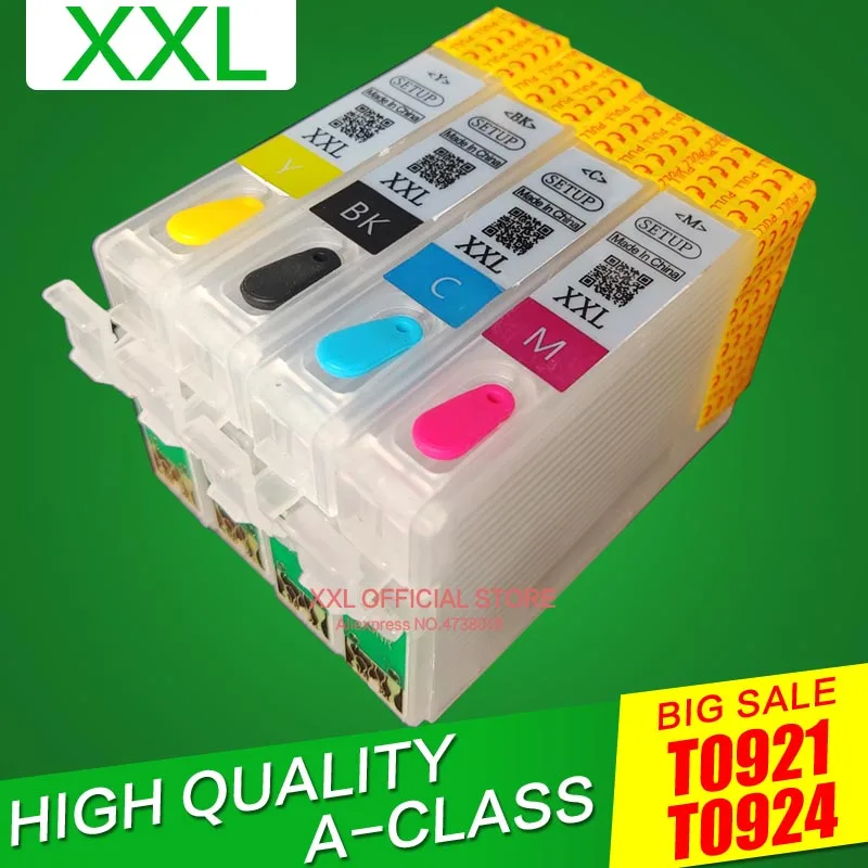 Картридж для принтера Epson TX 117 T 26 C 91 чернильный стилус TX117 T26 C91 T0921 многоразовый с