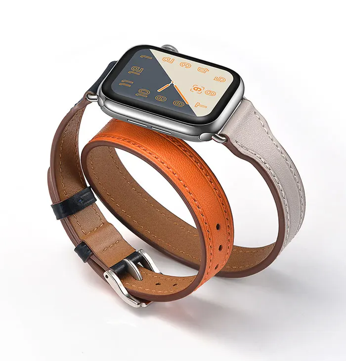 Изысканная ручная работа; ремешки аксессуары для apple watch, ремешок 42 мм, 38 мм, Версия 44 мм 40 мм iwatch apple watch 5/4/3/2/1 Натуральная кожа браслет