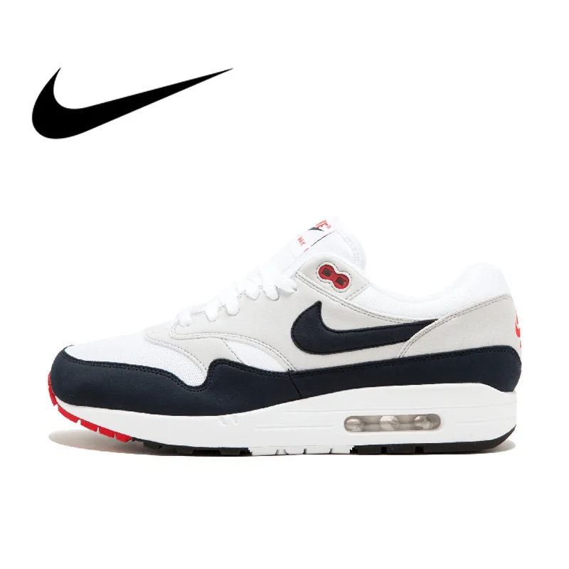 

Original Authentic Nike AIR MAX 1 ANNIVERSARY Men's running shoes Comfortable Wear resistant Athletic Designer footwear 908375