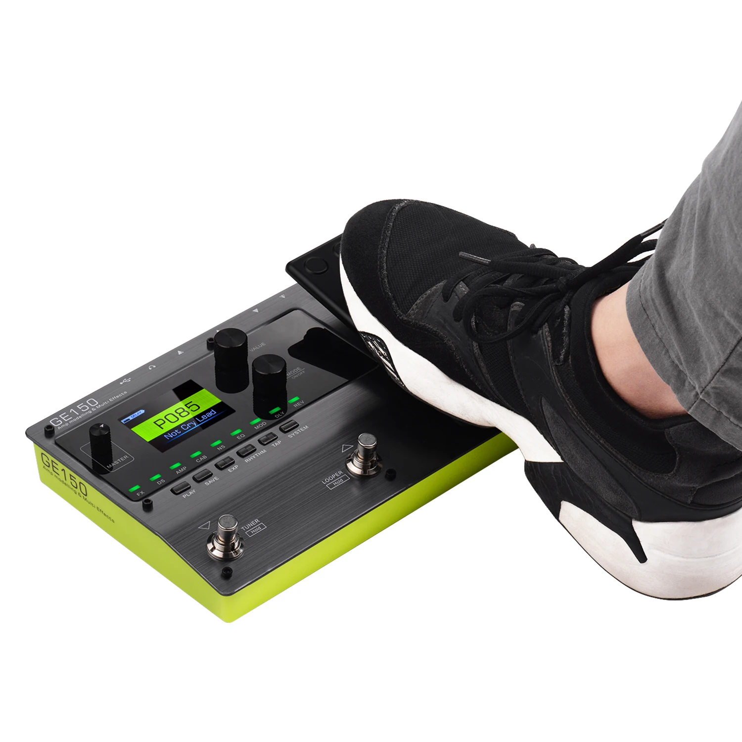 MOOER GE150 Amp моделирование и Мульти педаль эффектов 55 модели усилителя 151 эффектов 80s петлер 40 барабанные Ритмы 10 метроном