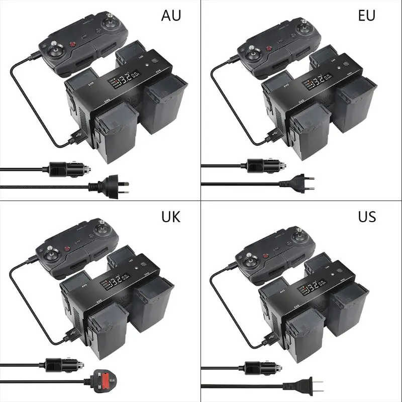 

1Set Smart Charger Charging Hub Power Adapter for DJI Mavic Air Drone Batteries