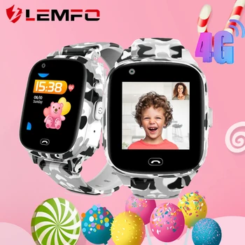 

LEMFO Kids Smart Watch LEC2 PRO GPS WIFI Location 4G Video Calls Voice Chat 650Mah Battery Anti-Lost SOS Smart Watch Girl Boy