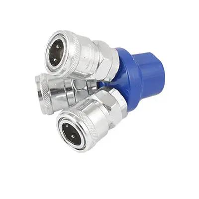 

12mm to 13mm Quick Coupling 3 Way Pass Air Hose Coupler