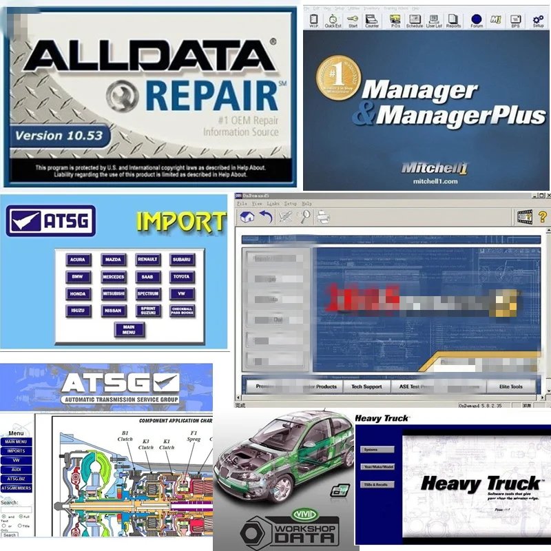 US $66.36 2021 hot Alldata 1053 software and mchell ondemd 2015 software vivid workshop atsg 49 in 1tb hdd free shipping