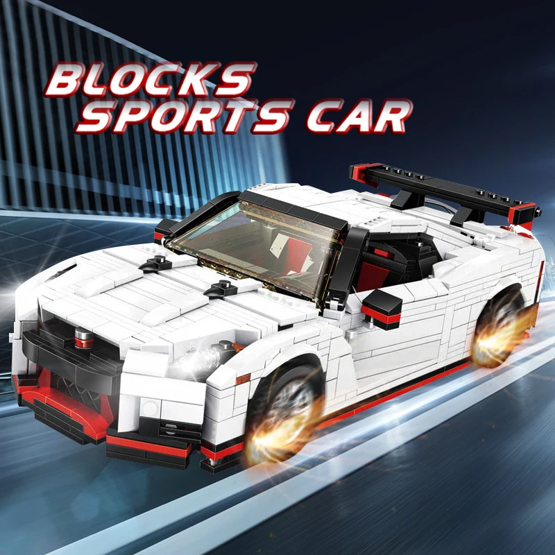 

Mould King 13104 Creative Idea Series Nismo Nissan GTR R35 Compatible Technic Moc-20518 Bulding Blocks Bricks Toys Gifts For Boy