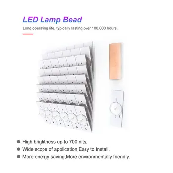 

50PCS 3V SMD Lamp Beads with Optical Lens Fliter for 32-65 inch LED TV Repair Work with a Constant Current LED Driver Sale