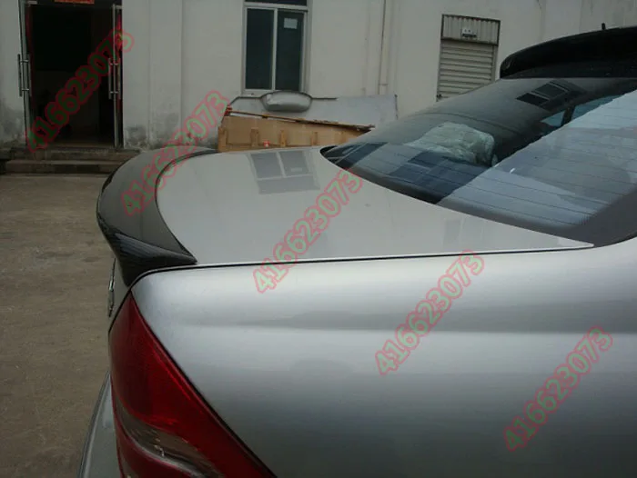 Подходит для Mercedes-Benz C W203 C180 200 220 240 270 углеродного волокна задний спойлер заднее крыло