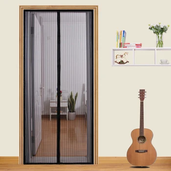 

Summer Anti Mosquito Insect Fly Bug Curtains Net Automatic Closing Door Screen Kitchen Curtains ployester fiber Curtains