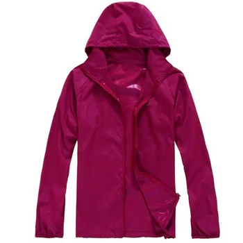 

2020 Men Women Quick Dry Hiking Jackets Waterproof Sun-Protective Outdoor Sports Coats Skin Male Female Windbreaker