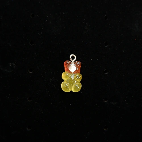 11 TBAEW Gummy bear, подвески, плоская задняя смола, кабошон для DIY, ожерелье, серьги, брелок, аксессуары для изготовления ювелирных изделий - Окраска металла: 11